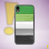 Aromantic Pride Flag Brush Strokes Clear Case for iPhone®